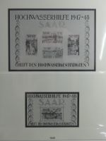 Saarland gestempelt besammelt im Safe-Album #MA117