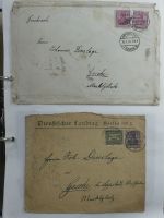 Alle Welt Sammlung Briefe und Postkarten auf selbstgestalteten Seiten #MA124