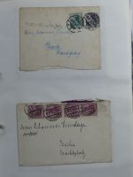 Alle Welt Sammlung Briefe und Postkarten auf selbstgestalteten Seiten #MA124