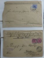 Alle Welt Sammlung Briefe und Postkarten auf selbstgestalteten Seiten #MA124