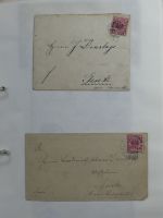 Alle Welt Sammlung Briefe und Postkarten auf selbstgestalteten Seiten #MA124