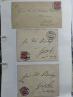 Alle Welt Sammlung Briefe und Postkarten auf selbstgestalteten Seiten #MA124