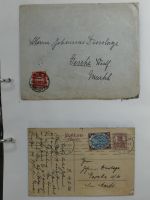 Alle Welt Sammlung Briefe und Postkarten auf selbstgestalteten Seiten #MA124