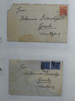 Alle Welt Sammlung Briefe und Postkarten auf selbstgestalteten Seiten #MA124