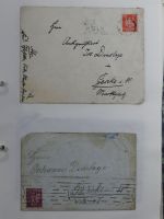 Alle Welt Sammlung Briefe und Postkarten auf selbstgestalteten Seiten #MA124