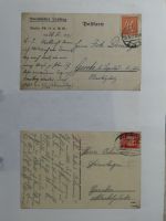 Alle Welt Sammlung Briefe und Postkarten auf selbstgestalteten Seiten #MA124