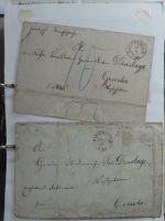 Alle Welt Sammlung Briefe und Postkarten auf selbstgestalteten Seiten #MA124