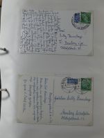 Alle Welt Sammlung Briefe und Postkarten auf selbstgestalteten Seiten #MA124