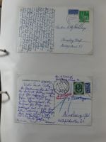 Alle Welt Sammlung Briefe und Postkarten auf selbstgestalteten Seiten #MA124