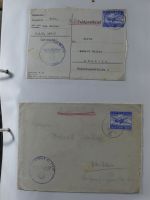 Alle Welt Sammlung Briefe und Postkarten auf selbstgestalteten Seiten #MA124