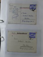 Alle Welt Sammlung Briefe und Postkarten auf selbstgestalteten Seiten #MA124