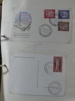 Alle Welt Sammlung Briefe und Postkarten auf selbstgestalteten Seiten #MA124