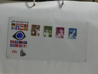 Alle Welt Sammlung Briefe und Postkarten auf selbstgestalteten Seiten #MA124