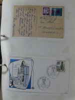 Alle Welt Sammlung Briefe und Postkarten auf selbstgestalteten Seiten #MA124