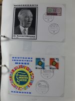 Alle Welt Sammlung Briefe und Postkarten auf selbstgestalteten Seiten #MA124