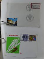 Alle Welt Sammlung Briefe und Postkarten auf selbstgestalteten Seiten #MA124