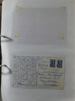 Alle Welt Sammlung Briefe und Postkarten auf selbstgestalteten Seiten #MA124