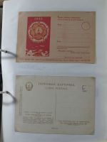 Alle Welt Sammlung Briefe und Postkarten auf selbstgestalteten Seiten #MA124