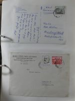 Alle Welt Sammlung Briefe und Postkarten auf selbstgestalteten Seiten #MA124