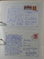 Alle Welt Sammlung Briefe und Postkarten auf selbstgestalteten Seiten #MA124