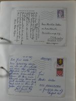 Alle Welt Sammlung Briefe und Postkarten auf selbstgestalteten Seiten #MA124