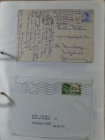 Alle Welt Sammlung Briefe und Postkarten auf selbstgestalteten Seiten #MA124