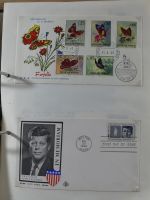 Alle Welt Sammlung Briefe und Postkarten auf selbstgestalteten Seiten #MA124