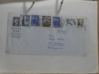 Alle Welt Sammlung Briefe und Postkarten auf selbstgestalteten Seiten #MA124