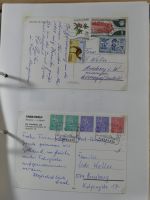 Alle Welt Sammlung Briefe und Postkarten auf selbstgestalteten Seiten #MA124