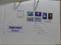 Alle Welt Sammlung Briefe und Postkarten auf selbstgestalteten Seiten #MA124