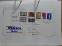 Alle Welt Sammlung Briefe und Postkarten auf selbstgestalteten Seiten #MA124