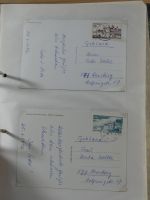 Alle Welt Sammlung Briefe und Postkarten auf selbstgestalteten Seiten #MA124