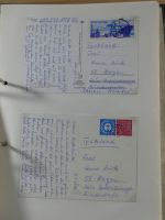 Alle Welt Sammlung Briefe und Postkarten auf selbstgestalteten Seiten #MA124