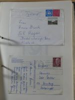 Alle Welt Sammlung Briefe und Postkarten auf selbstgestalteten Seiten #MA124