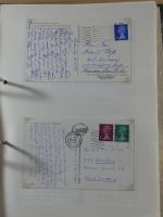 Alle Welt Sammlung Briefe und Postkarten auf selbstgestalteten Seiten #MA124