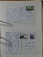 Alle Welt Sammlung Briefe und Postkarten auf selbstgestalteten Seiten #MA124