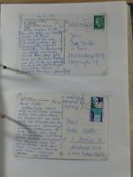 Alle Welt Sammlung Briefe und Postkarten auf selbstgestalteten Seiten #MA124