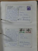 Alle Welt Sammlung Briefe und Postkarten auf selbstgestalteten Seiten #MA124