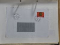 Alle Welt Sammlung Briefe und Postkarten auf selbstgestalteten Seiten #MA124