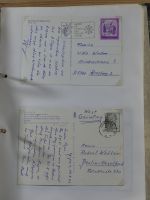 Alle Welt Sammlung Briefe und Postkarten auf selbstgestalteten Seiten #MA124