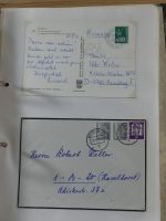 Alle Welt Sammlung Briefe und Postkarten auf selbstgestalteten Seiten #MA124