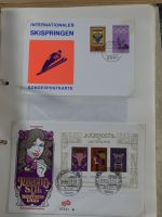 Alle Welt Sammlung Briefe und Postkarten auf selbstgestalteten Seiten #MA124