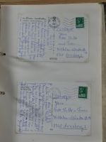 Alle Welt Sammlung Briefe und Postkarten auf selbstgestalteten Seiten #MA124