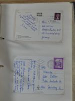 Alle Welt Sammlung Briefe und Postkarten auf selbstgestalteten Seiten #MA124