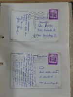 Alle Welt Sammlung Briefe und Postkarten auf selbstgestalteten Seiten #MA124
