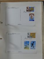Alle Welt Sammlung Briefe und Postkarten auf selbstgestalteten Seiten #MA124