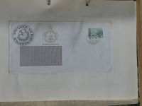 Alle Welt Sammlung Briefe und Postkarten auf selbstgestalteten Seiten #MA124