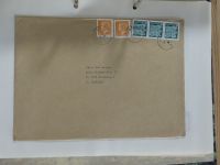 Alle Welt Sammlung Briefe und Postkarten auf selbstgestalteten Seiten #MA124