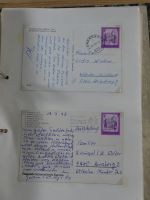 Alle Welt Sammlung Briefe und Postkarten auf selbstgestalteten Seiten #MA124