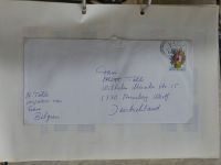 Alle Welt Sammlung Briefe und Postkarten auf selbstgestalteten Seiten #MA124